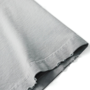 T-shirts pour hommes de haute qualité, grandes tailles, délavés à l'acide, colorés, épais, effet usé, délavés par le soleil, Fortleo - Product Image 3