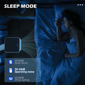 Condizionatore d'Aria Portatile da 10000 BTU con Telecomando, Timer 24H, Display LED, Nero, per Raffreddamento e Deumidificazione Ambienti - Product Image 6