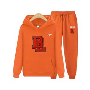 Conjunto de chándales con cremallera para hombre, ropa deportiva, dos piezas, informal, nuevo Otoño, chándal bordado de chenilla para hombre - Product Image 1