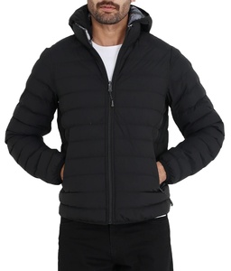Custom <b>Men</b> Plus Size Casual Bomber Street Wear Puffer Jacket Waterproof Windproof Breathable Reversible Hood Spring Zipper 2026 - Product Image 1