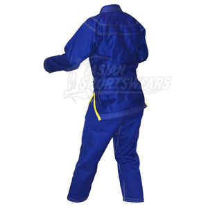 Kimono de BJJ Professionnel en Coton Lourd 100% Résistant aux Déchirures, Respirant et à Séchage Rapide, avec Logo Frontal pour l'Entraînement en Arts Martiaux - Product Image 2