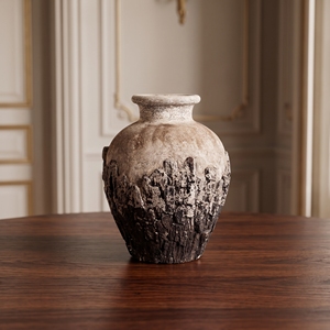 Rustic Terracotta Clay <b>Vase</b> <b>Ceramic</b> Pottery Handmade Flower <b>Vase</b> Aesthetic Home Decor Tabletop Bali Accessories - Product Image 2