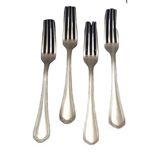 Ensembles de fourchettes de service de salle à manger design couverts longs plaqués argent couverts à poignée design ensemble de service de sushi - Product Image 1