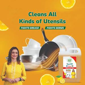 Gel lavavajillas 5LDish para limpiar utensilios, detergente líquido para lavar platos, elimina todo tipo de manchas y partículas de aceite. - Product Image 5