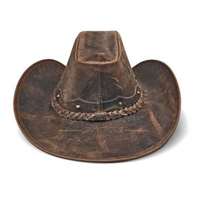 Sombrero de Cuero al por Mayor, Nuevo Estilo, Cómodo, Hecho Profesionalmente, Precio Económico - Product Image 3