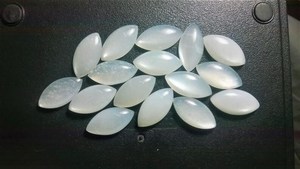 Piedra de Luna Blanca Natural en Forma de Marquesa, Cabujón de Alta Calidad, Gema Suelta para Fabricación de Joyas, Certificada por Terceros, DIY - Product Image 3
