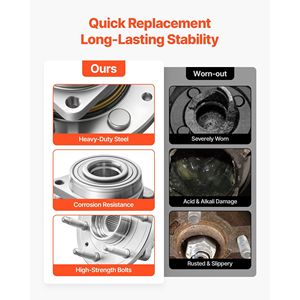 2 Pezzi Cuscinetto Mozzo Ruota Anteriore per Chevy Silverado 1500 4WD Express 1500 GMC Savana 1500 Base Standard Cargo 2013 - Product Image 6