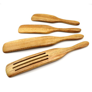 Espátulas de madera biocompostables, utensilios de cocina antiadherentes, herramientas de cocina de madera y utensilios domésticos. - Product Image 5