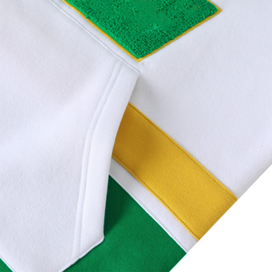 Sudadera con Capucha Personalizada de Hockey Norfolk St., Verde y Dorado, Estilo Universitario, Felpa de Algodón, Pedido al por Mayor, Secado Rápido, Transpirable, Logotipo Personalizado - Product Image 5