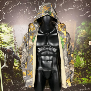 Custom Unisex Hunting Tactical <b>Jacket</b> Camouflage Inner <b>Soft</b> Lining Front Chest 2 Zips Waterproof Windproof Cordura <b>Hooded</b> Hard - Product Image 6