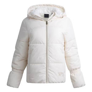 Chaqueta Acolchada para Mujer, Resistente al Agua, con Forro de Piel Sintética, Cálida, con Capucha, para Invierno - Product Image 1