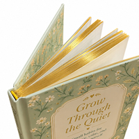 Impression de livres reliés personnalisés, reliure rigide de luxe avec bords dorés, service d'impression de livres édition spéciale