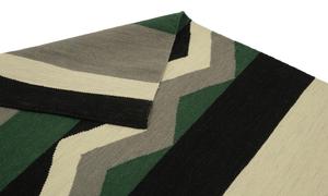 100% Wool Handmade Kilim <b>Rug</b> | Handwoven Tribal Flat Weave Area Carpet | Boho Geometric Custom Size <b>Rug</b> Manufacturer - Product Image 6