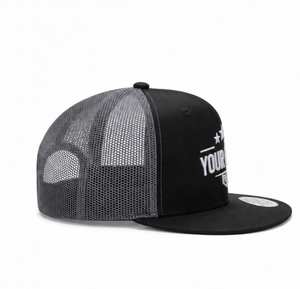 Gorra Trucker de Malla Premium con Visera Plana, Cierre Ajustable, Logotipo Personalizado, 6 Paneles, Estilo Retro Vintage, Streetwear, Hip Hop - Product Image 4