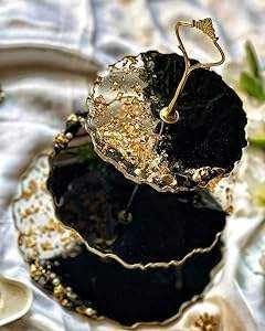 Soporte de Resina para Pasteles, Bandeja Premium para Exhibición de Postres, Pasteles, Cupcakes, Muffins, para Fiestas y Uso Diario en la Cocina - Product Image 3