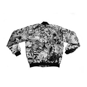 Chaqueta Varsity de Satén Personalizada, Chaqueta Varsity de Satén Hecha a Medida, Chaqueta Varsity de Béisbol de Satén, Ropa Deportiva, Chaquetas con Cierre de Cremallera de Satén para Hombre - Product Image 2