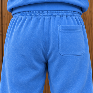Conjunto Deportivo Oversize para Hombre, Estilo Casual para Exteriores, Cuello Redondo Elástico, Felpa Francesa, Corte Casual, Ropa Deportiva de Longitud Completa - Product Image 6
