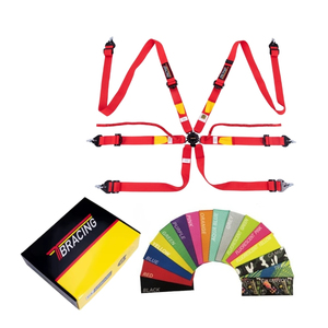 Arnés de Seguridad para Carreras TBRACING, Homologado por la FIA 8853 2016, Marca OEM, Diseño Seguro con Velcro en el Hombro, Fábrica Profesional - Product Image 2