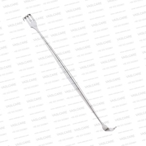 เครื่องมือผ่าตัดหน้าผากและนิ้วมือแบบสองด้าน ยี่ห้อ Senn Retractor ขนาด 6-1/4 นิ้ว (15.8 ซม.) ทำจากสแตนเลสสตีล สำหรับศัลยกรรมตกแต่ง โดย Vaslcare - Product Image 3