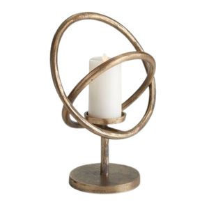 Portavelas de metal más vendido con hierro pulido dorado para decoración navideña, para Pascua, para decoración de dormitorios, para iluminación. - Product Image 6