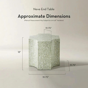 Sofisticado Elemento Decorativo para Salas de Estar de Lujo e Interiores Elegantes, Hermoso Taburete con Incrustaciones de Madreperla - Product Image 6