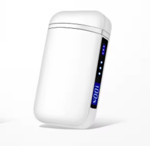 Encendedor Recargable sin Llama, Encendedor de Cigarrillos Vaporoso Anti-Ceniza, Encendedor Metálico para Coche y Exteriores con Cenicero - Product Image 2