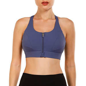 Sujetador deportivo sin espalda para mujer, el más vendido, con logo frontal, de alta sujeción, ajustable, para fitness, opción de talla grande, transpirable y asequible. - Product Image 2