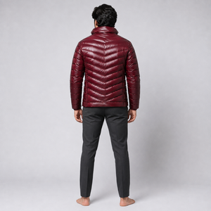 Blouson matelassé pour homme, chaud et léger, doté de matériaux durables et d'une isolation confortable pour les conditions froides - Product Image 2