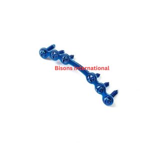 แผ่นไทเทเนียมสำหรับยึดกระดูกสัตว์ ขนาด 2.0 มม. ยี่ห้อ BISONS Wholesale รุ่น Veterinary Orbital Bridge Plate สำหรับศัลยกรรมกระดูก จำนวน 5 ชิ้น - Product Image 4