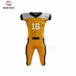 ชุดยูนิฟอร์มอเมริกันฟุตบอลสำหรับทีมดีไซน์ชั้นนำ รุ่นใหม่ ระบายอากาศได้ดี เหมาะสำหรับทุกเพศ - Product Image 2