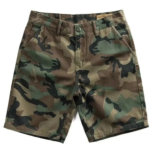 Pantalones Cortos Cargo de Camuflaje Personalizados para Hombre con Bolsillos, Estilo Urbano Japonés, Pantalones Cortos Casuales de Camuflaje Resistentes, Ropa de Estilo Urbano - Product Image 1