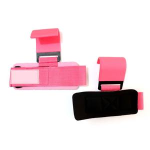 Soporte de Muñeca Ajustable con Neopreno Acolchado y Gancho, Logotipo y Diseño Personalizados, Ganchos de Levantamiento de Pesas para Dominadas y Entrenamiento en el Gimnasio - Product Image 1