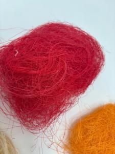 Fibra de Lino Teñida en Tonos Vibrantes para Manualidades, Hilado, Decoraciones, Textiles, Proyectos Creativos - Antibacteriana - Product Image 3