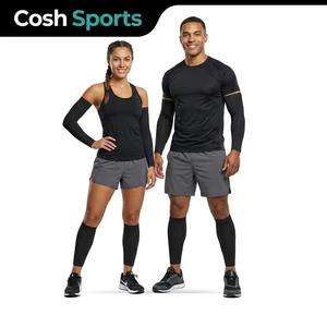 Custom Sports <b>Compression</b> <b>Arm</b> and Leg <b>Sleeves</b> Breathable UV Protection Cooling <b>Sleeves</b> for Running & Cycling Gear - Product Image 1