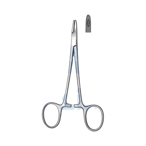 Pinzas Portaagujas de Acero Inoxidable Derf, Instrumentos Quirúrgicos, Mordazas Dentadas, Clase I, Modelo HEX-NH-93, Esenciales para Cirugía Plástica - Product Image 1