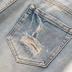 Shorts vintage d'été tendance, jeans baggy de haute qualité, jorts pour hommes, jeans baggy courts, shorts en denim foncé, jorts avec poche pour hommes - Product Image 5