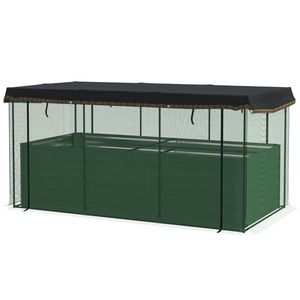 Fioriera Rialzata e Vaso per Piante Verde con Rete Urbana - Product Image 5