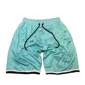 Shorts de sport en polyester personnalisés à volants unisexe, collection 2026, vente chaude - Product Image 3