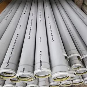 Sistema de Drenaje Eficiente y Confiable, Tubería de Drenaje de PVC SWR de 4 Pulgadas, 3 m de Longitud, Color Gris Claro, Tipo A - Product Image 6