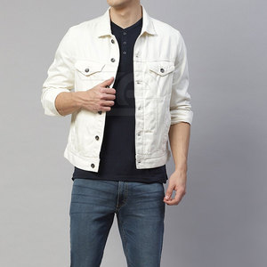 Veste en jean boutonnée pour homme, coupe classique, 100 % coton, hiver, écologique, séchage rapide, respirante, streetwear, mode - Product Image 4