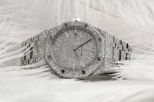 Bijoux noirs de l'océan A.P. Montre pour homme de luxe à mouvement à quartz, cadran en acier inoxydable, verre de la montre, mode, 3 BAR résistant à l'eau - Product Image 6