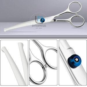 Tijeras Curvas de Acero Inoxidable de Alta Calidad para Peluquería Canina, Duraderas, Ecológicas y Reutilizables - Product Image 3