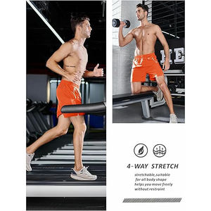 Pantalones Cortos Deportivos de Corte Holgado para Hombre, para Gimnasio, Entrenamiento, Secado Rápido, Ligeros, Transpirables y Elásticos - Product Image 5