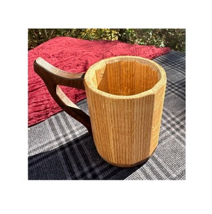 Premium Wooden Coffee Mug Handmade Solid Wood Cup Natural Finish Rustic Design Eco Friendly Drinkware for Daily Use - Product Image 3
