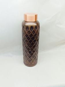 1000ml Pure Copper Eco-Friendly Sports Style Water <b>Bottle</b> India Ayurvedic Health Benefits Polished Decorative Yoga Gift Item - Product Image 5