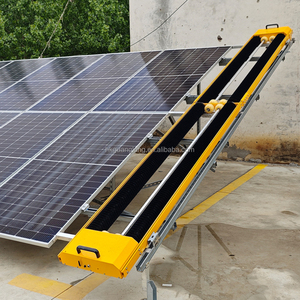 Robot Automático de Limpieza de Paneles Solares, Máquina de Limpieza de Superficies Fotovoltaicas, Limpiador de Alimentación Lineal para Techos - Product Image 4