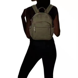 Sac à dos de sport et de loisirs robuste, résistant à l'eau, léger, avec fermeture éclair, motif géométrique, en polyester, pliable, avec cadre externe - Product Image 2