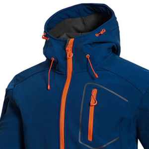 Chaqueta Acolchada con Capucha para Hombre en Tela de Poliéster Negra, Chaqueta Personalizada para Senderismo y Entrenamiento - Product Image 5