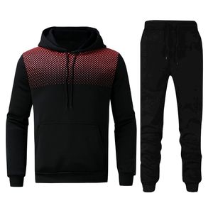 Ensemble de survêtement respirant pour homme avec impression de logo personnalisé, couleur unie, vêtements d'hiver avec logo du fabricant en promotion - Product Image 4