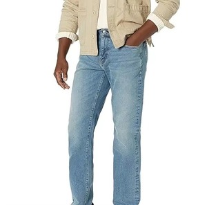 Pantalones Cargo de Moda para Hombre, Corte Recto Regular, Pierna Ancha, Estilo Hip-Hop, con Bolsillos, 100% Algodón, Teñido en Prenda, Ligeros, Cintura Alta, Casuales - Product Image 2